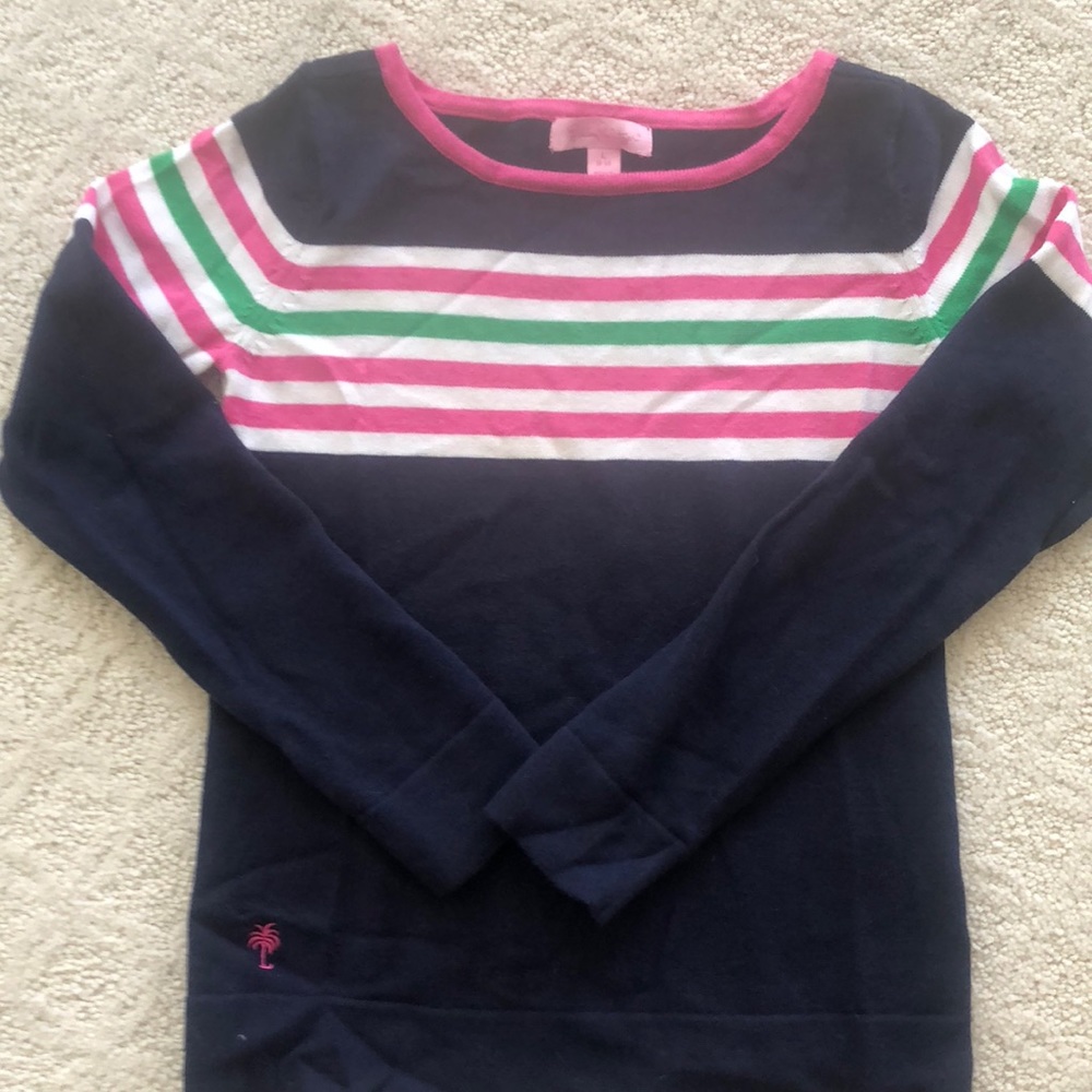 Lilly girls cotton sweater large 8-10